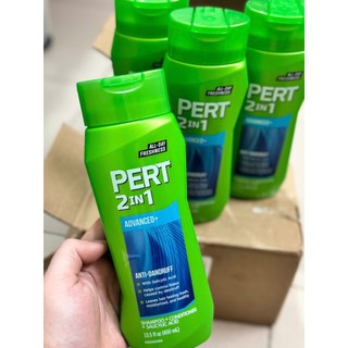 [ HÀNG MỸ] Dầu Gội Pert 2in1 400ml sảng khoái, sạch sâu, da đầu dễ bết dầu, tóc xẹp - CÔ THƯ MARKET