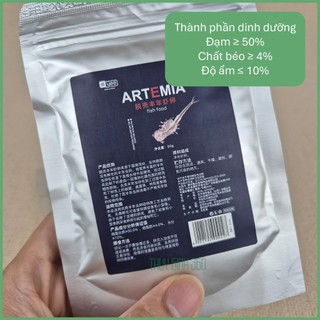 Artemia Bóc Vỏ Sấy Khô YEE - Thức Ăn Cho Cá Bột, Cá Nhỏ