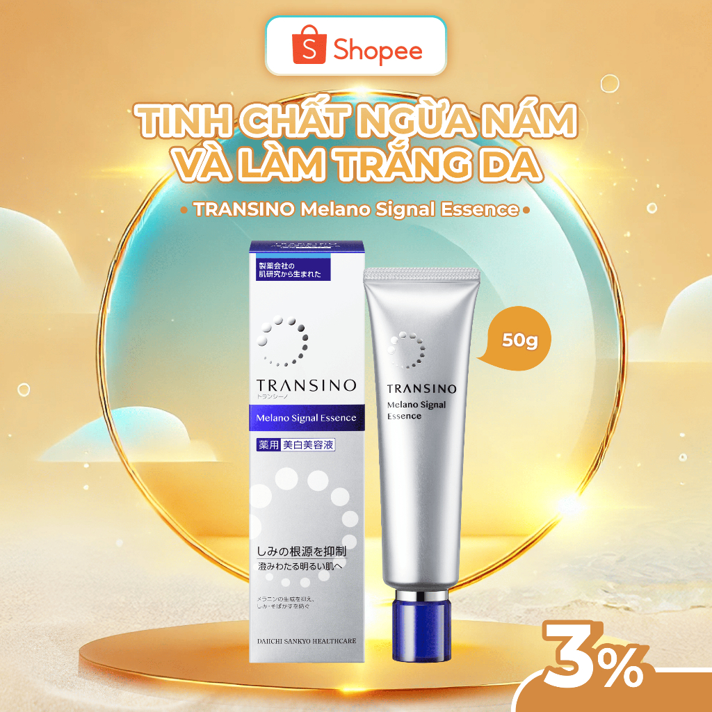 Ảnh Tinh Chất Ngừa Nám Và Làm Trắng Da TRANSINO Melano Essence 50G 1