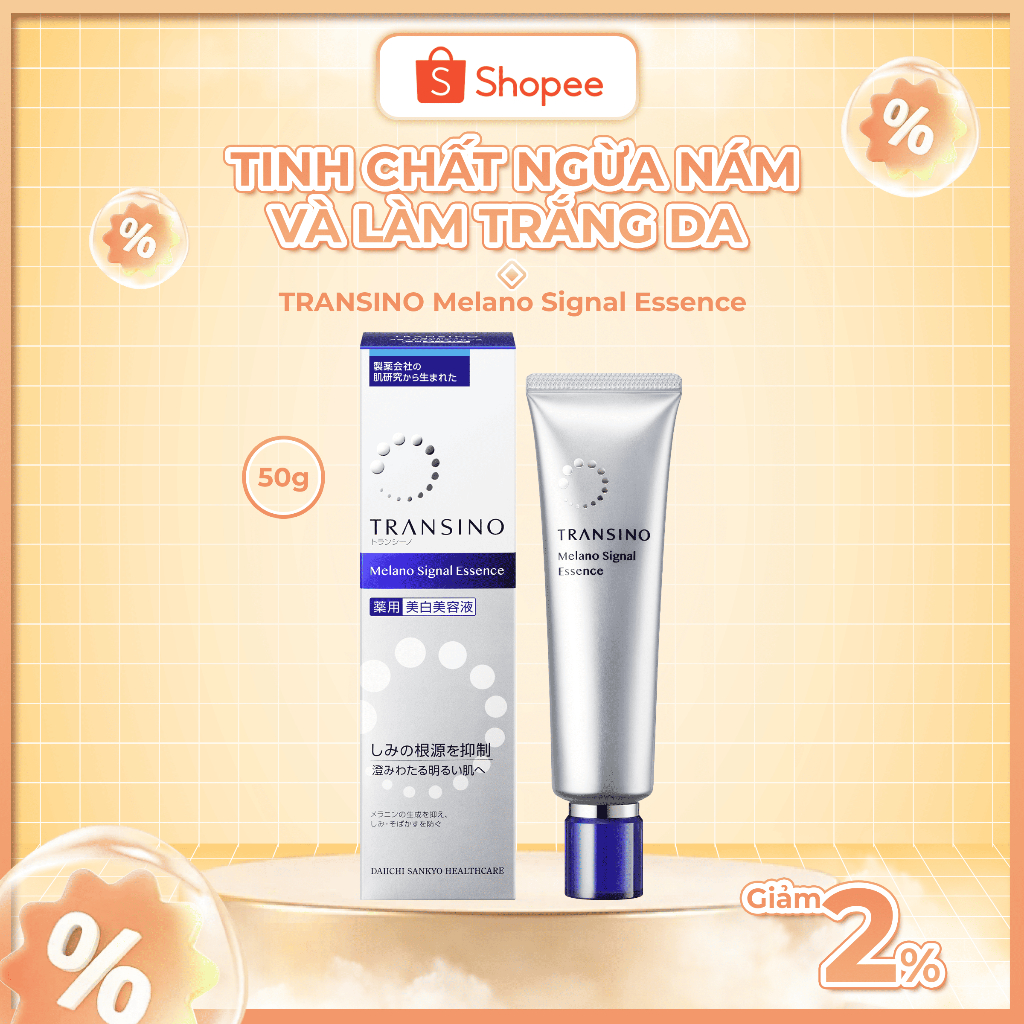 Ảnh Tinh Chất Ngừa Nám Và Làm Trắng Da TRANSINO Melano Essence 50G 2