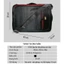 Cặp thời trang văn phòng công tác Red Wool đa chức năng vải chống thấm nước [GIÁ SỈ RẺ]