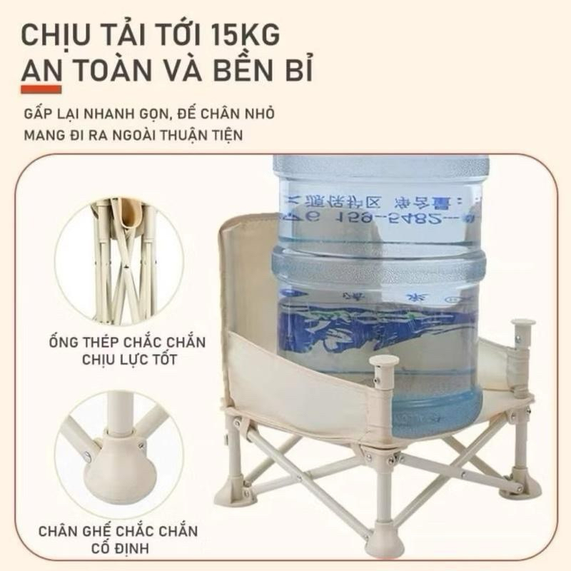 Ghế Ăn Dặm Gấp Gọn Hoo Booster Kiểu Dáng Hàn Quốc Siêu Nhẹ Cho Bé, Ghế Ăn Dặm Du Lịch