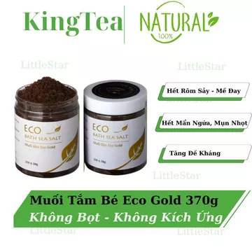 MUỐI TẮM ECO GOLD 400G - Muối tắm sinh dược - Muối tắm bé thảo dược giành cho bé sơ sinh