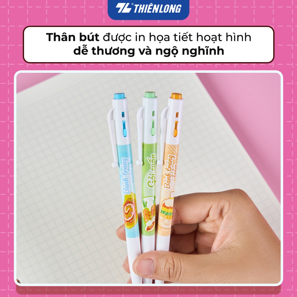 Product image Combo 5/10/20 Bút gel B - Buttersmooth Gel Thiên Long GELB-034 - Premium Tip viết êm, trơn - Mực Xanh 4