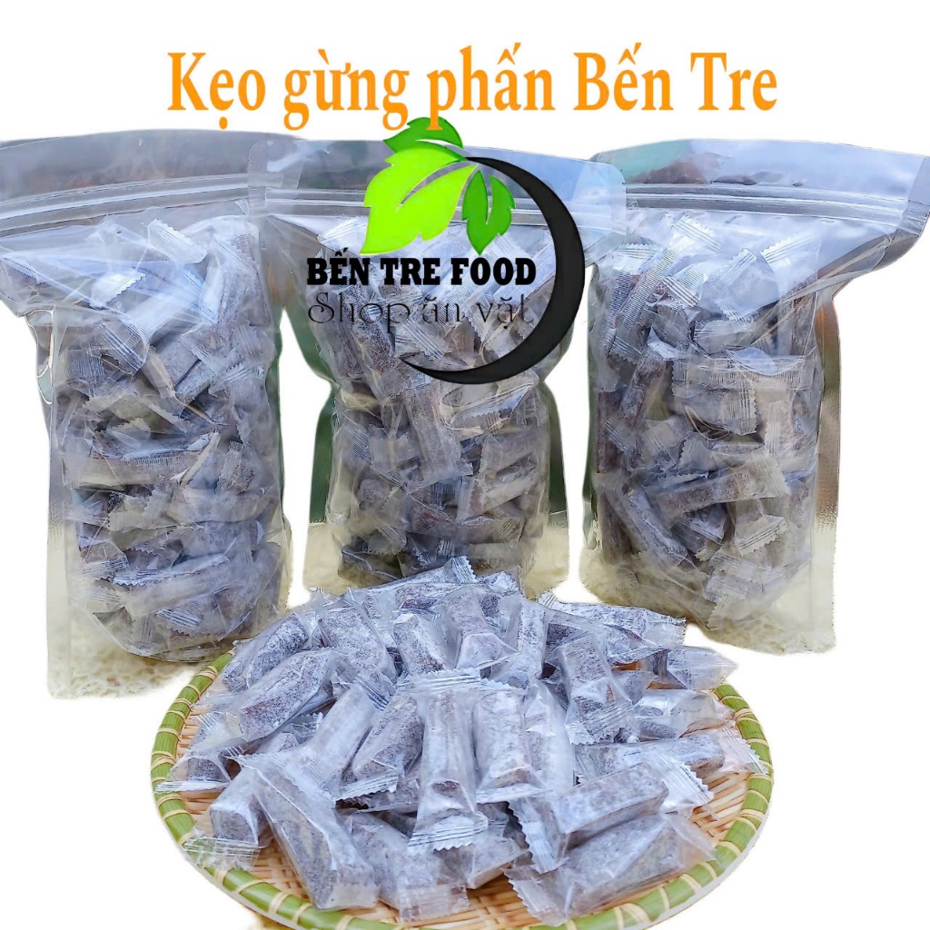 (ĐẶC SẢN BẾN TRE) 500GR KẸO GỪNG DẺO NGUYÊN PHẤN( KẸO DA TRÂU) BẾN TRE- ĐẶC SẢN BẾN TRE SHOP