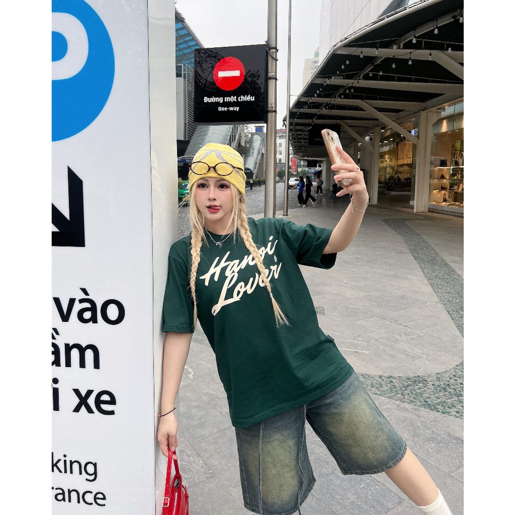 Ảnh Áo Thun DirtyCoins Hanoi Lover - Green 3