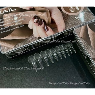 Móng Úp Form Mỹ Hộp Nâu NAILTIP | Móng Vuông, Nhọn, Thang, Nhám, Làm Nail Chuyên Nghiệp | TheGioiNail666