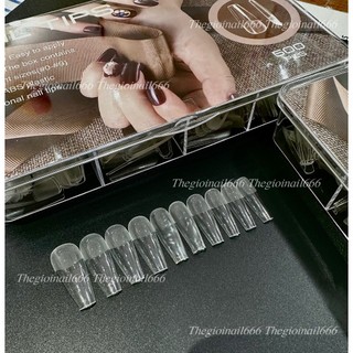 Móng Úp Form Mỹ Hộp Nâu NAILTIP | Móng Vuông, Nhọn, Thang, Nhám, Làm Nail Chuyên Nghiệp | TheGioiNail666