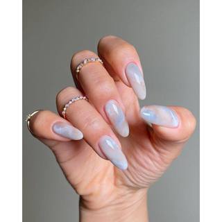 Móng úp hộp trắng – Móng vuông, thang, úp chân nhựa ABS, làm nail chuyên nghiệp