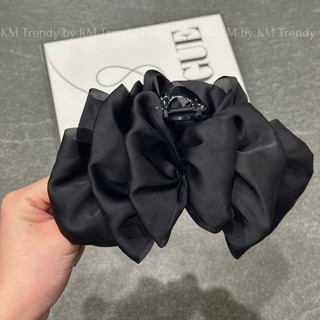 kẹp tóc nơ hàn quốc vải lụa satin phụ kiện ngọt ngào
