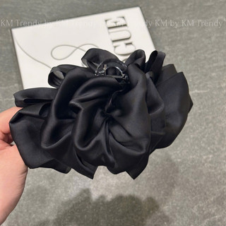 kẹp tóc nơ hàn quốc vải lụa satin phụ kiện ngọt ngào