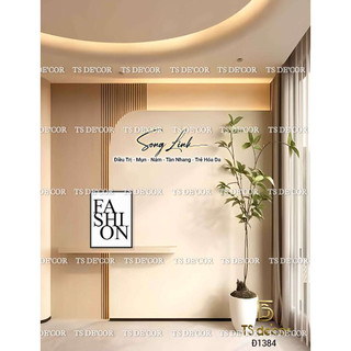 Phông nền giả góc hoạ tiết nội thất chân thực, phù hợp bán quần áo, gia dụng
