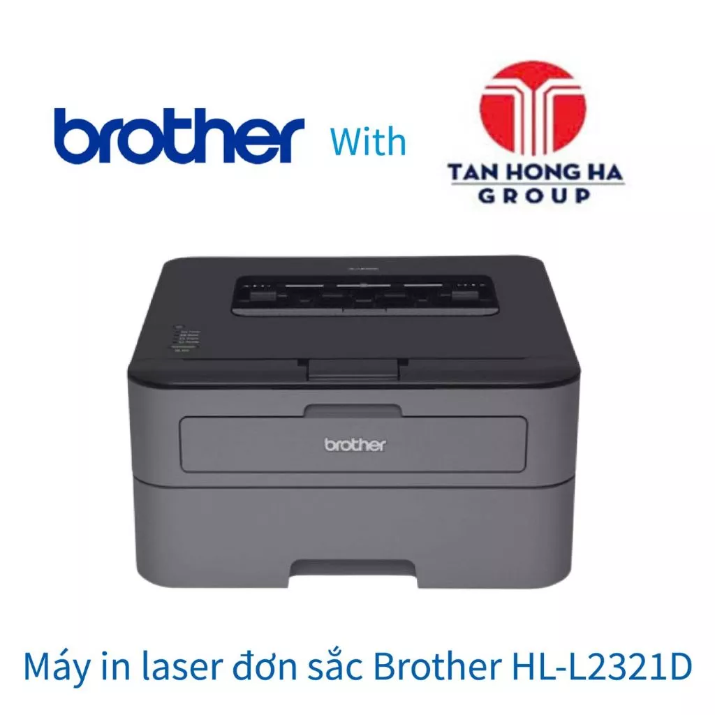 Máy in laser đen trắng Brother HL-L2321D (A4/A5/ Đảo mặt/ USB)