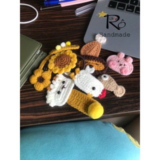 Dây buộc tóc hoa hướng dương cho nữ và bé gái xinh xắn 5cm |Đồ cột tóc thanh lịch |Shop Rô Handmade