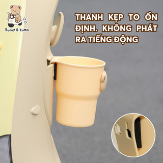 Giá Đỡ Cốc Hình Gấu Cute Cho Ô tô Xe Máy Xe Điện, Giá đỡ chai nước xe máy xe đạp dễ thương - GDC02