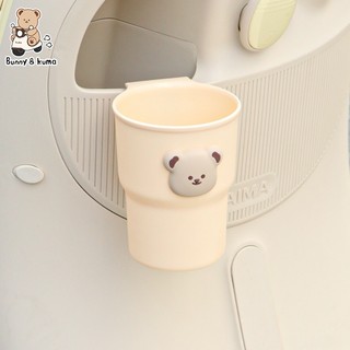 Giá Đỡ Cốc Hình Gấu Cute Cho Ô tô Xe Máy Xe Điện, Giá đỡ chai nước xe máy xe đạp dễ thương - GDC02