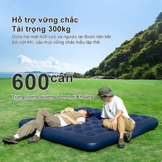 Giường bơm hơi chống ẩm ngoài trời, nệm bơm hơi đôi cao và dày 22cm Đi Cắm Trại Hoặc Dùng Ở Nhà