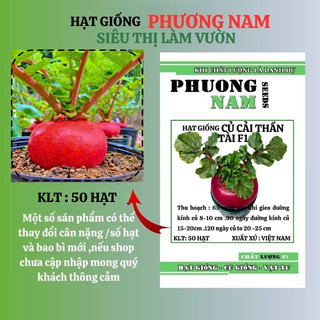 50 Hạt - Hạt Giống Củ Cải Thần Tài Phương Nam