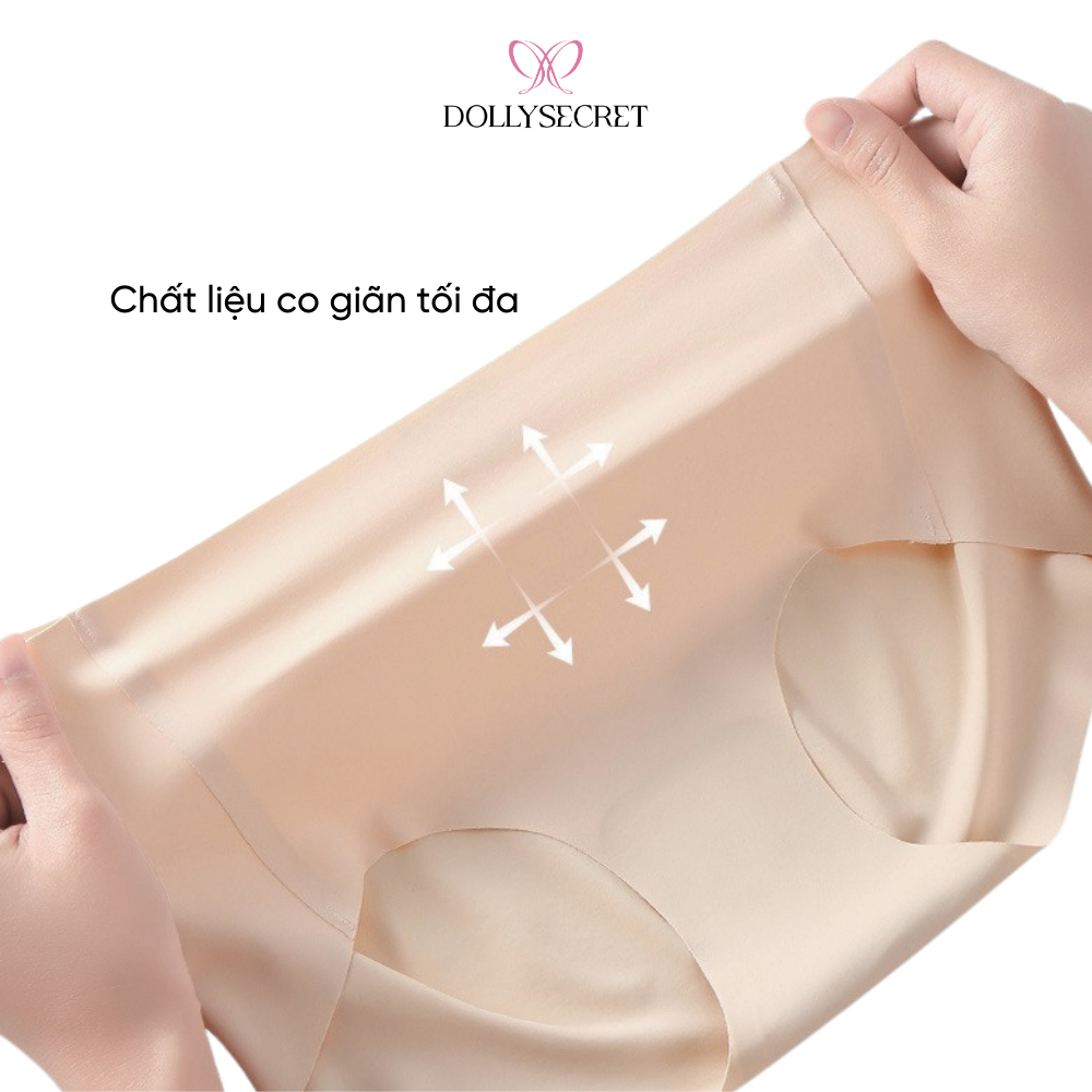 Set 3 Quần Lót Su Nữ Inviwear Không Viền Tàng Hình Kháng Khuẩn 7A Cao Cấp DOLLY SECRET Q12