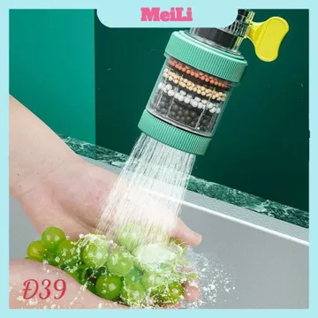 Đầu Vòi Lọc Nước Carbon, Lọc Cặn Bẩn, Vỉ Khuẩn Sử Dụng Dễ Dàng - Đầu Lọc Nước Trực Tiếp Tại Vòi 6 tầng mẫu Mới(tuyển sỉ)