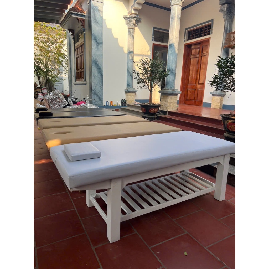 Giường spa, Giường massage trị liệu 2in1 , giường massage body- Giường gia công theo yêu cầu chắc chắn giá rẻ