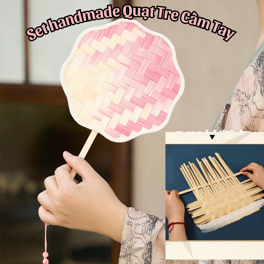 Handmade quạt tre từ nan tre phong cách truyền thống, cổ trang, cho các ...