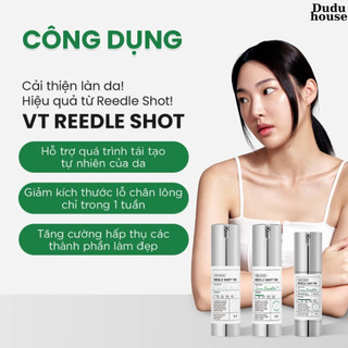 Tinh Chất Vi Kim VT Reedle Shot Tái Tạo, Căng Bóng Da Phục Hồi 50ml Duduhouse
