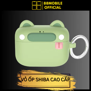 Vỏ case ốp airpod Shiba cao cấp dành cho tai nghe 1/2/3/Pro/Pro 2 I 88Mobile