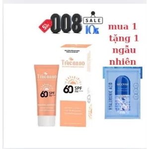 KEM CHỐNG NẮNG TRẮNG DA ĐA SINH HỌC MAKEUP BB - TRUENANO BIO WHITE SUNBLOCK CREAM ( SPF 60/ PA++) tuýp 50ml