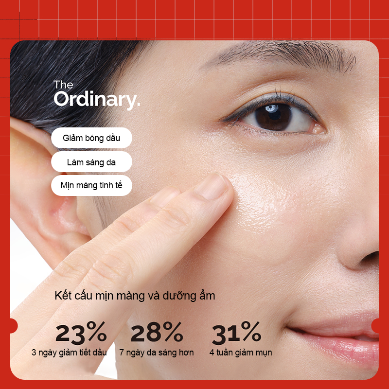The Ordinary tinh chất dưỡng sáng da giảm mụn, mờ thâm Niacinamide 10% + Zinc 1% [30ml] Chính Hãng