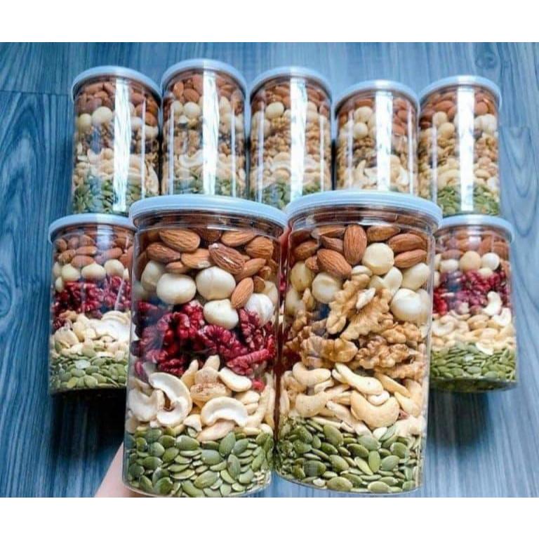 Mix 4 Loại Hạt Điều Tách Vỏ - Bí Xanh - Óc Chó - Hạnh Nhân Cao Cấp - 500g