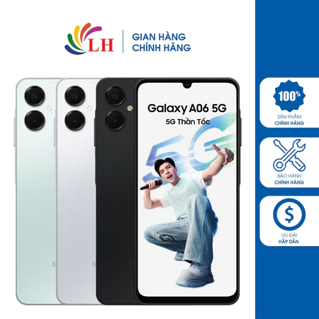 Điện thoại Samsung Galaxy A06 5G (4GB/64GB) - Hàng chính hãng