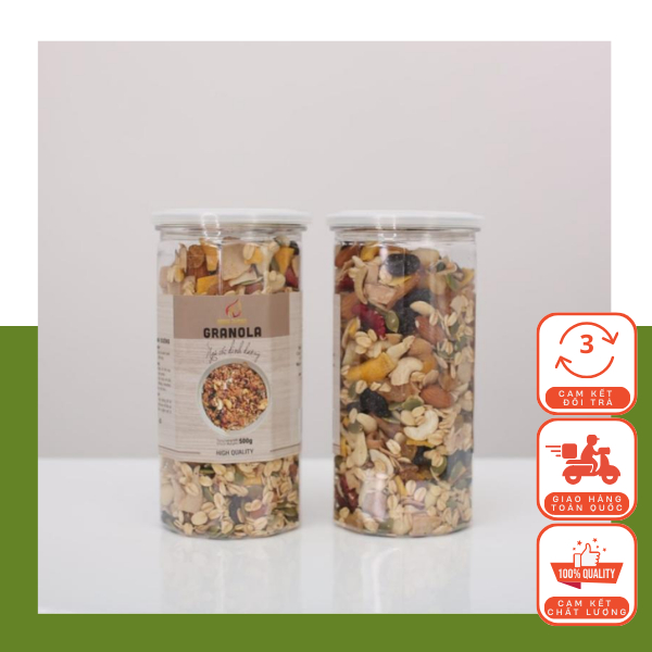 Granola 10% Yến Mạch Nổ Cao Cấp - 500g