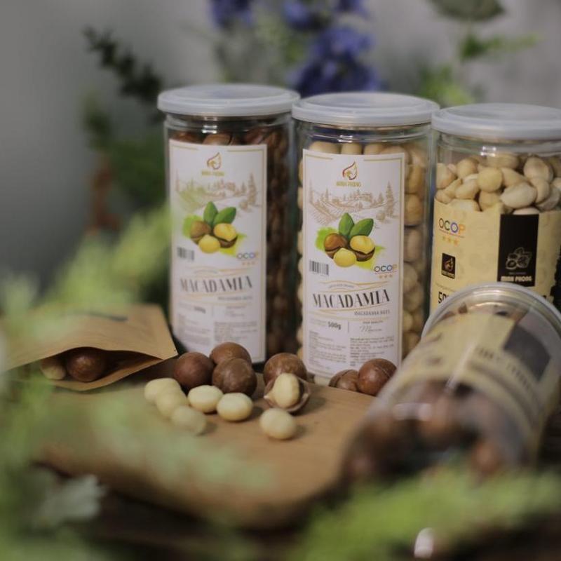 Nhân Hạt Mắc Ca Vỡ Đôi - 500g