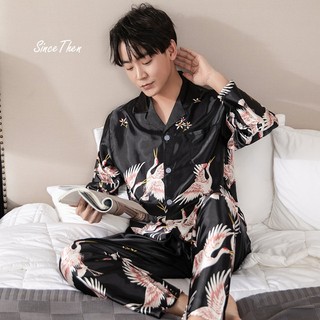 Pijama nam mặc nhà hồng hạc sang chảnh, đồ ngủ nam mặc nhà đẹp - Since Then
