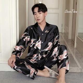 Pijama nam mặc nhà hồng hạc sang chảnh, đồ ngủ nam mặc nhà đẹp - Since Then