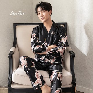 Pijama nam mặc nhà hồng hạc sang chảnh, đồ ngủ nam mặc nhà đẹp - Since Then