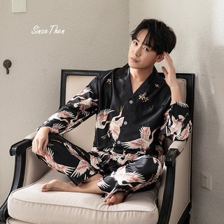 Pijama nam mặc nhà hồng hạc sang chảnh, đồ ngủ nam mặc nhà đẹp - Since Then
