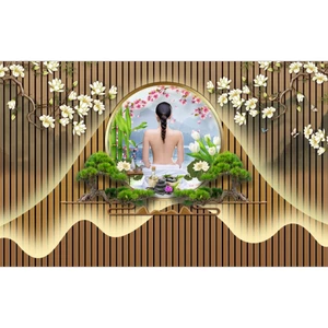 4 Tranh Cho Quán Đông Y Dưỡng Sinh Spa Đẹp Nhất Trang Trí Cho Quán IN Theo Mọi Kích Thước Yêu Cầu