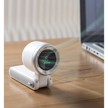Quạt Cầm Tay Mini N607 Quạt Gấp Gọn Quạt Mini Quạt Để Bàn Đeo Cổ phản lực cầm tay 5 cấp độ gió mạnh