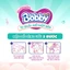 Tã/bỉm quần Mở Một Bên Bobby cho bé sơ sinh - Đầu Tiên Trên Thế Giới iện Lợi, Dễ Mặc - Size NB70+6/S80/S-M62 miếng