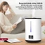 Máy phun sương tạo ẩm 6 Lít Fujihome Nhập khẩu, máy khuếch tán tinh dầu điều khiển từ xa 3 chế độ