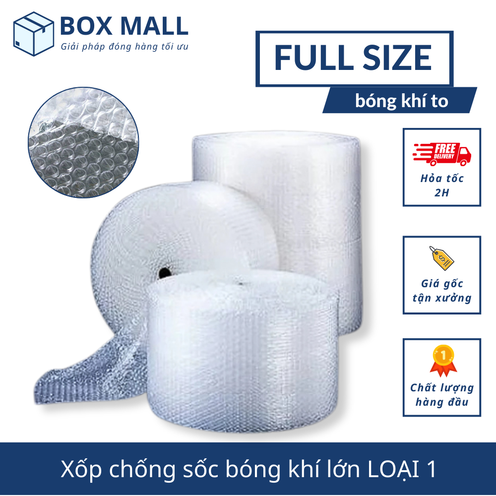 Xốp chống sốc 20 cm 25 cm 30 cm Box Mall bọc chống sốc gói hàng chống trầy giá rẻ (ĐÃ CÓ VAT)
