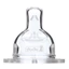 Núm ti thay thế dẹt rời silicon nhiều lỗ - gói 2 cái, 4 tốc độ - Tương thích bình thuỷ tinh