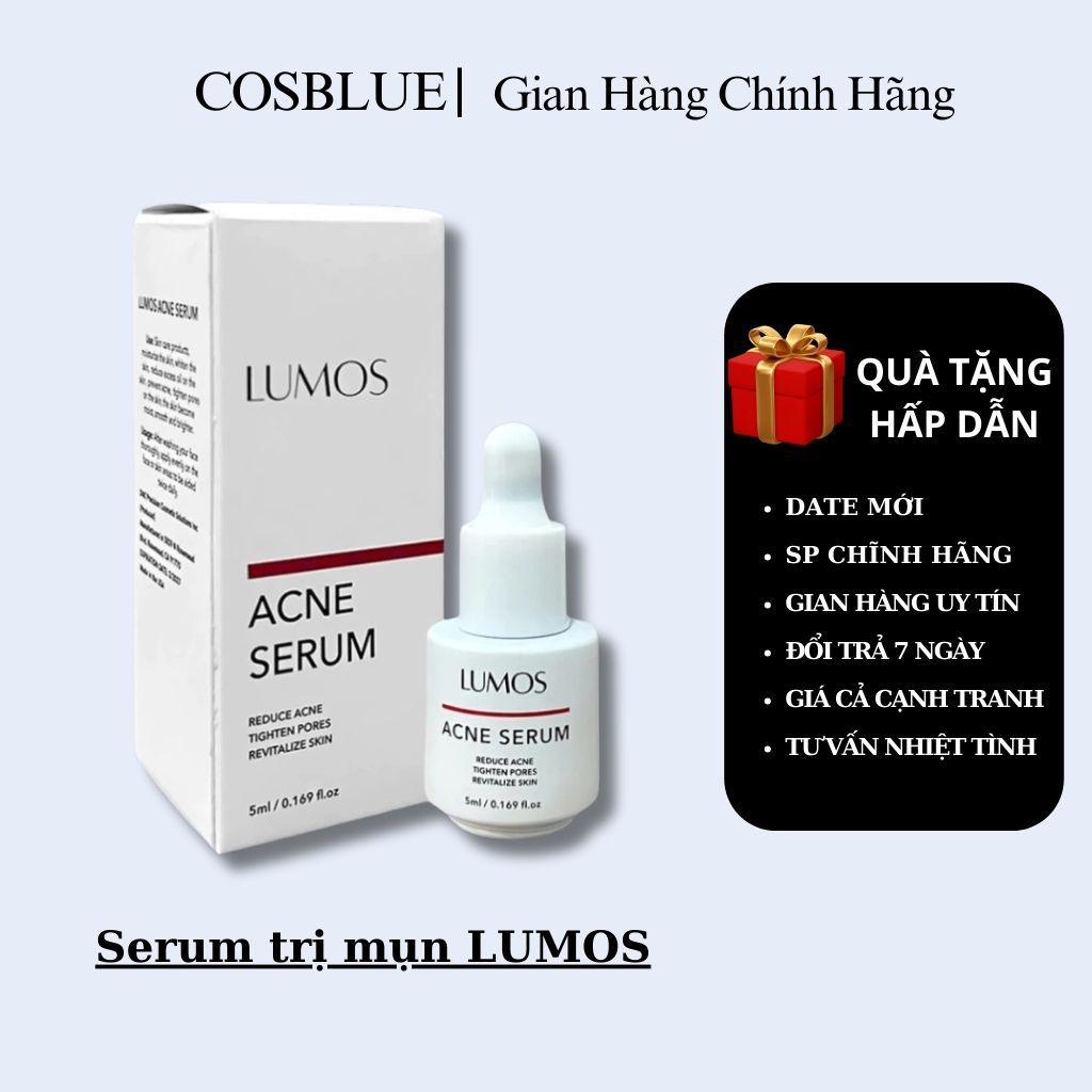 Serum huyết thanh mụn Lumos Ance, sạch mụn, mờ thâm dưỡng trắng da mặt ...