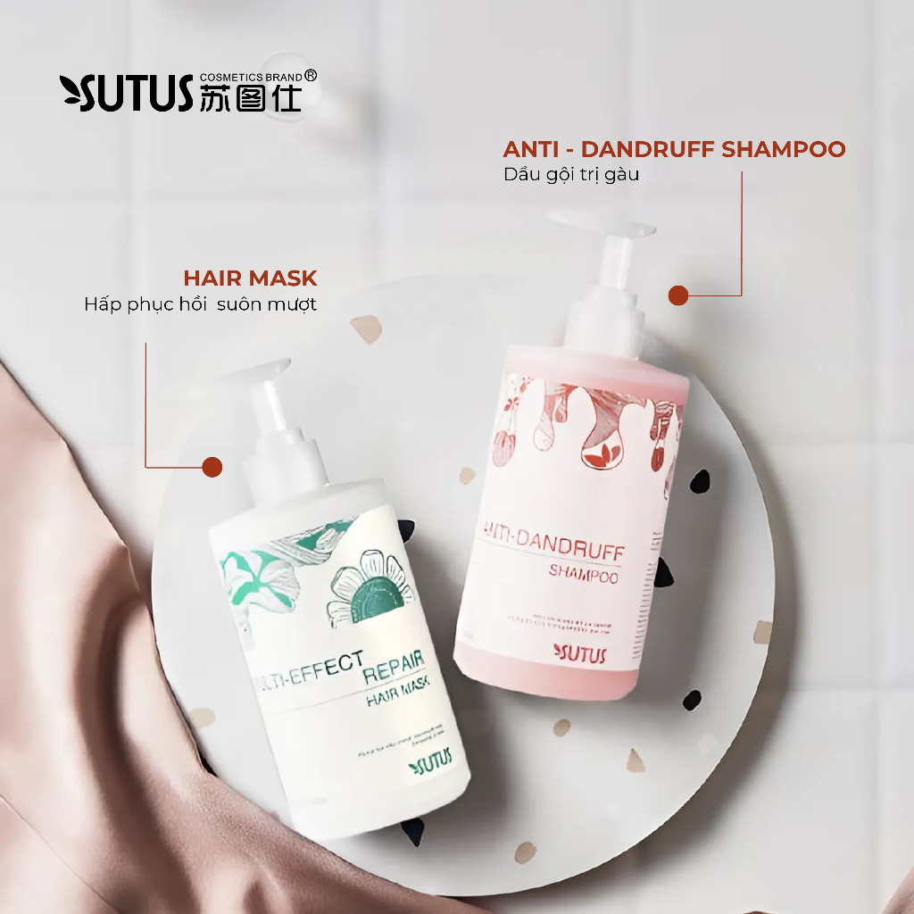 Dầu gội chăm sóc tóc gàu, nấm ngứa, giảm rụng tóc - Sutus Anti dandruff