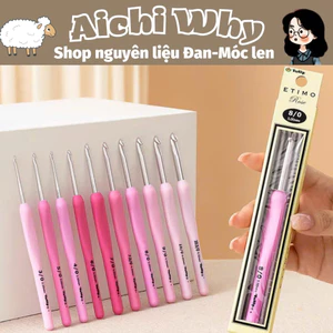 Kim móc len Tulip cán hồng loại cao cấp