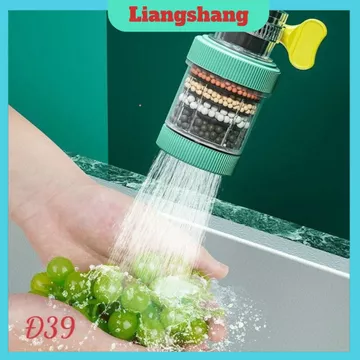 Đầu Vòi Lọc Nước Carbon, Lọc Cặn Bẩn, Vỉ Khuẩn Sử Dụng Dễ Dàng - Đầu Lọc Nước Trực Tiếp Tại Vòi 6 tầng mẫu Mới.