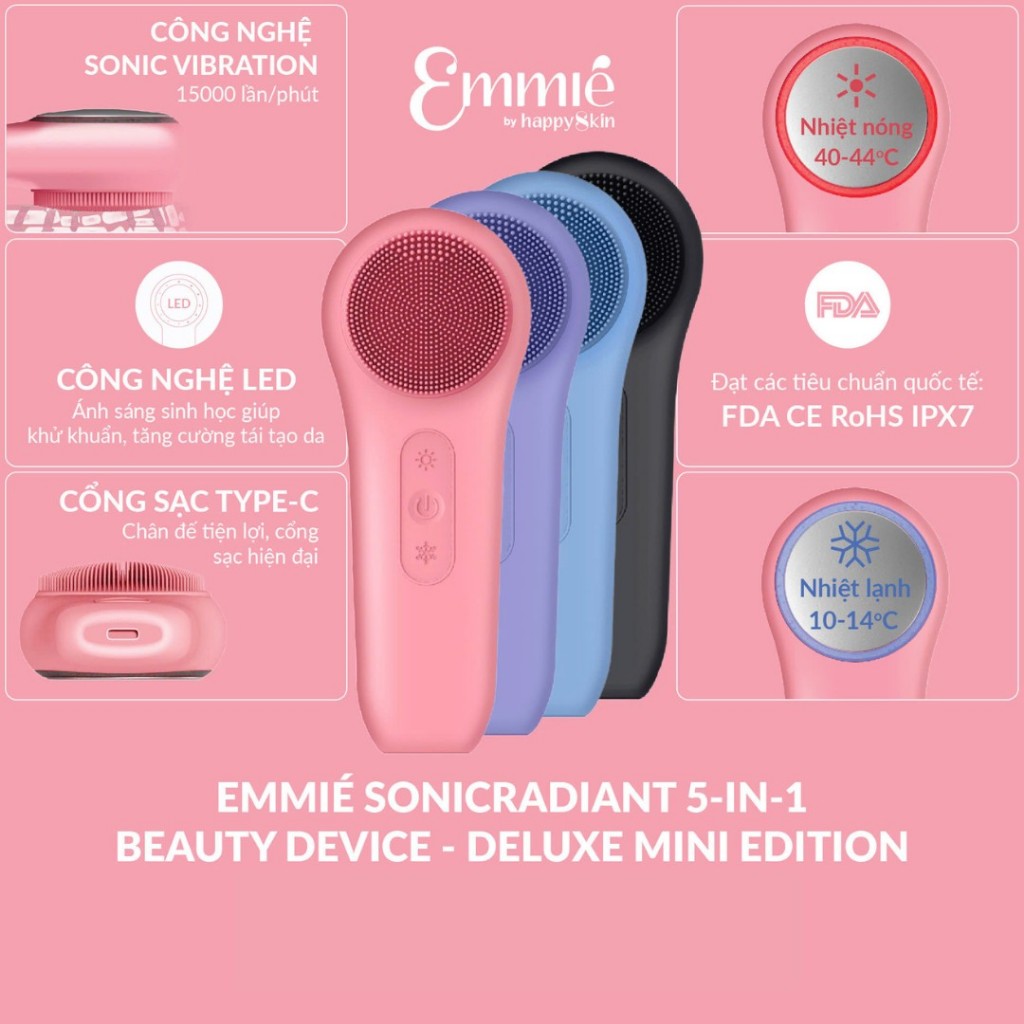 Ảnh PHIÊN BẢN NÂNG CẤP Máy Làm Đẹp Da Đa Năng SonicRadiant 5-in-1 Beauty Device - Deluxe Mini Edition 2