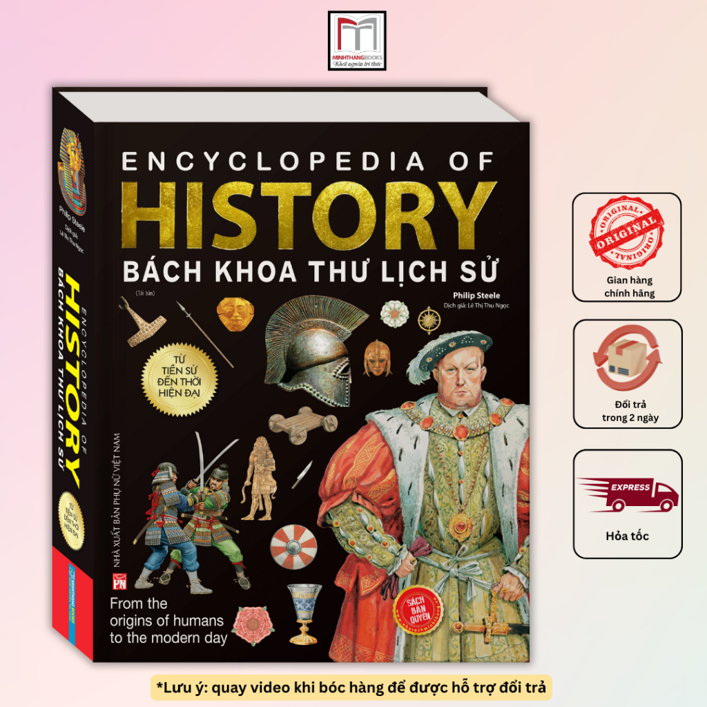 Ảnh Sách - Bách khoa thư lịch sử - Từ tiền sử đến thời đại (bìa cứng) 1